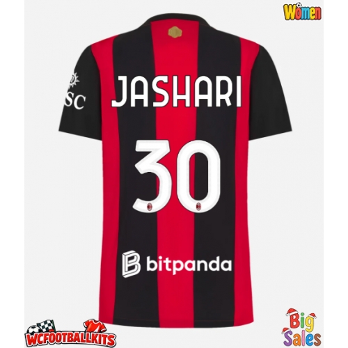 AC Milan Ardon Jashari #30 Replica Home Stadium Shirt for Women 2026-27 Short Sleeve